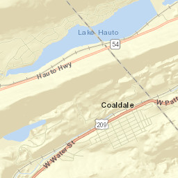 Coaldale Street Map