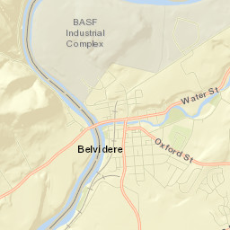 Belvidere Street Map