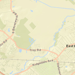 East Hanover Street Map
