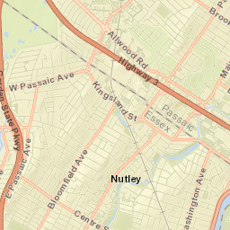 Nutley Street Map