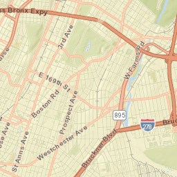 East Tremont Street Map