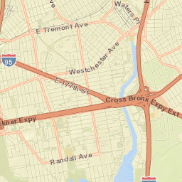 Parkchester Street Map