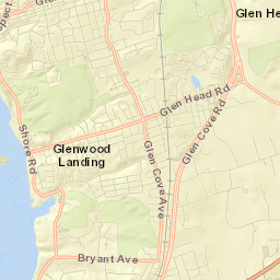 Glenwood Landing Street Map