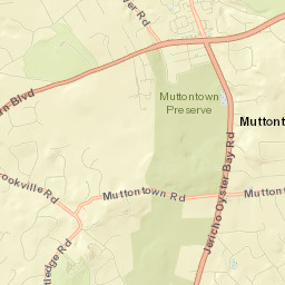 Muttontown Street Map