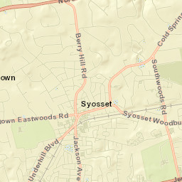 Syosset Street Map