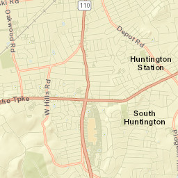 West Hills Street Map