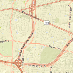 Commack Street Map