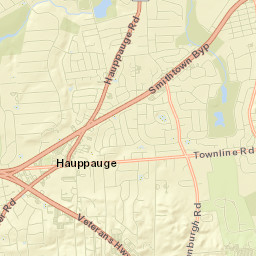 Hauppauge Street Map