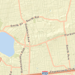 Ronkonkoma Street Map