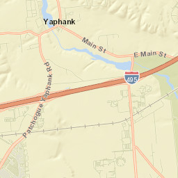 Yaphank Street Map
