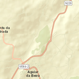 Aguiar da Beira Street Map