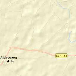 Aldeaseca de Alba Street Map