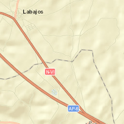 Labajos Street Map