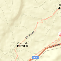 Otero de Herreros Street Map