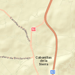 Cabanillas de la Sierra Street Map