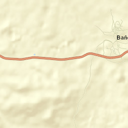 Bañón Street Map