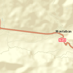 Montalbán Street Map