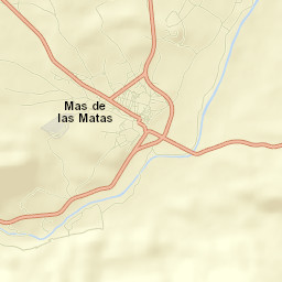 Mas de las Matas Street Map