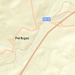 Perfugas Street Map