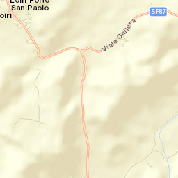 Loiri Porto San Paolo Street Map