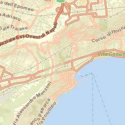 Chiaia Street Map