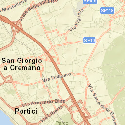 San Sebastiano al Vesuvio Street Map