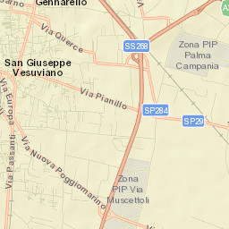 San Giuseppe Vesuviano Street Map