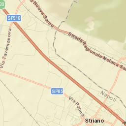Striano Street Map