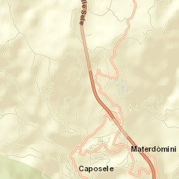 Caposele Street Map