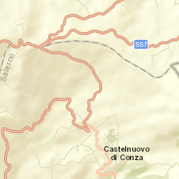 Castelnuovo di Conza Street Map