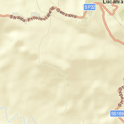Genzano di Lucania Street Map