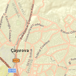 Çayırova Street Map