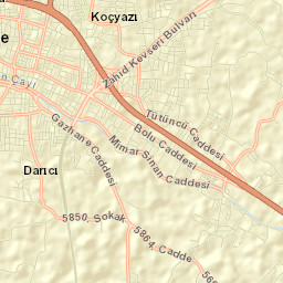 Düzce Street Map