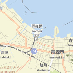 Aomori Street Map