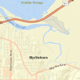 Myrtletown Street Map