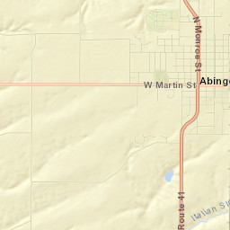 Abingdon Street Map