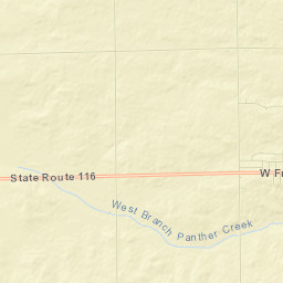Woodford County Street Map