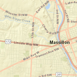 Massillon Street Map