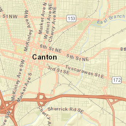 Canton Street Map