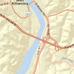 West Kittanning Street Map