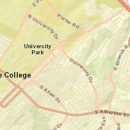 University Park, College, PA, USA Street Map