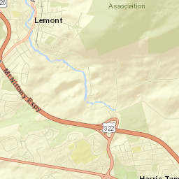 Lemont Street Map