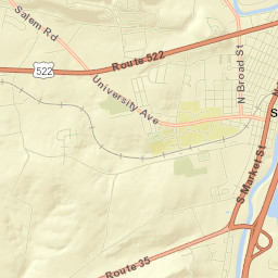 Selinsgrove Street Map