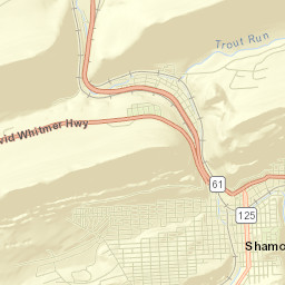 Shamokin Street Map