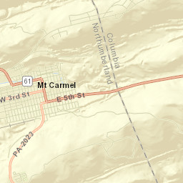 Mount Carmel Street Map