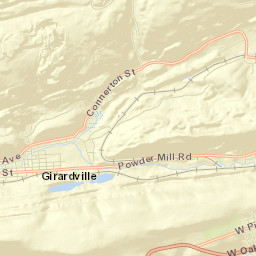 Girardville Street Map