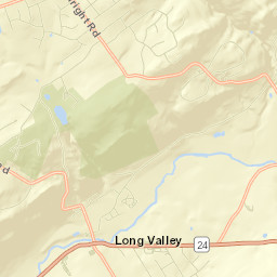 Long Valley Street Map