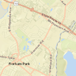 Florham Park Street Map