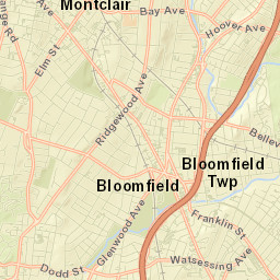 Glen Ridge Street Map