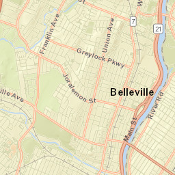 Belleville Street Map